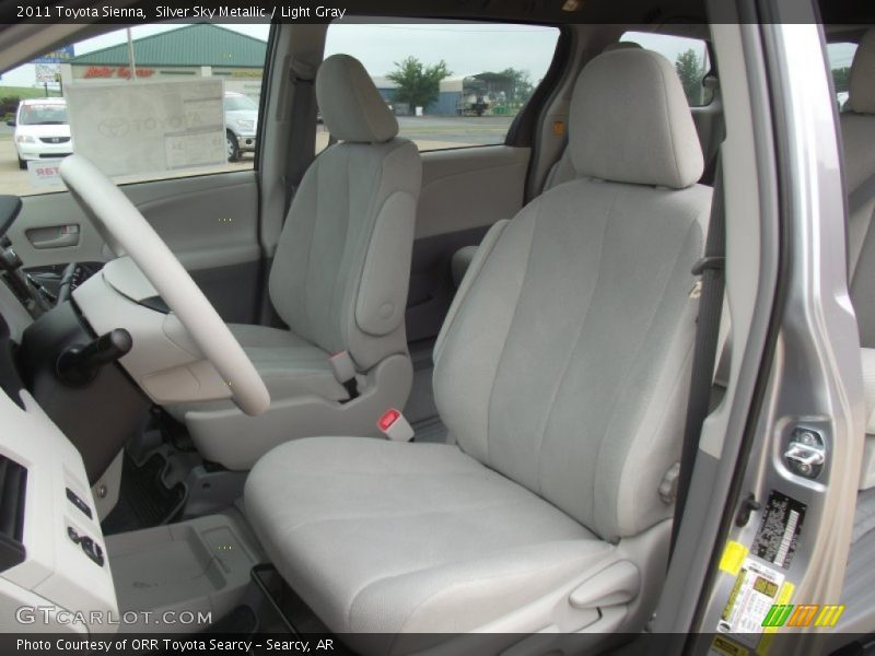 Silver Sky Metallic / Light Gray 2011 Toyota Sienna