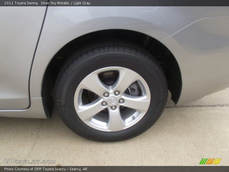 Silver Sky Metallic / Light Gray 2011 Toyota Sienna