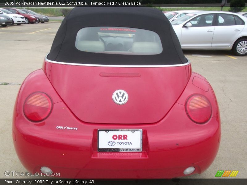 Tornado Red / Cream Beige 2005 Volkswagen New Beetle GLS Convertible