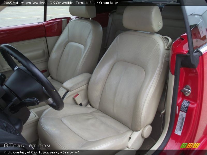 Tornado Red / Cream Beige 2005 Volkswagen New Beetle GLS Convertible