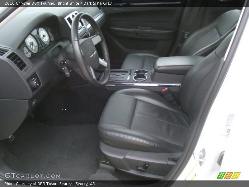 Bright White / Dark Slate Gray 2010 Chrysler 300 Touring