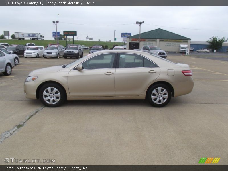 Sandy Beach Metallic / Bisque 2011 Toyota Camry LE