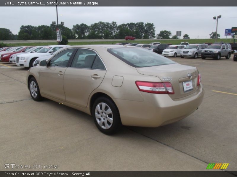 Sandy Beach Metallic / Bisque 2011 Toyota Camry LE