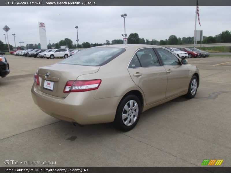 Sandy Beach Metallic / Bisque 2011 Toyota Camry LE