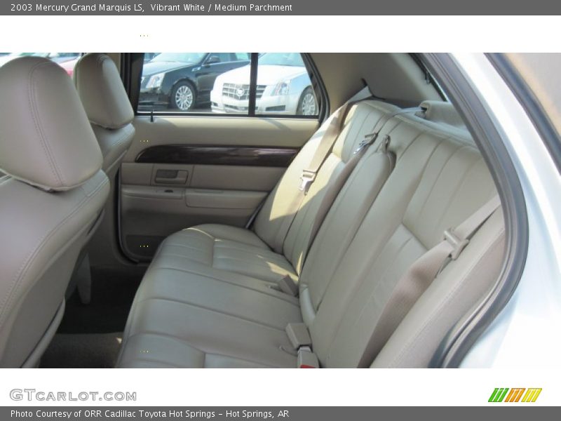 Vibrant White / Medium Parchment 2003 Mercury Grand Marquis LS