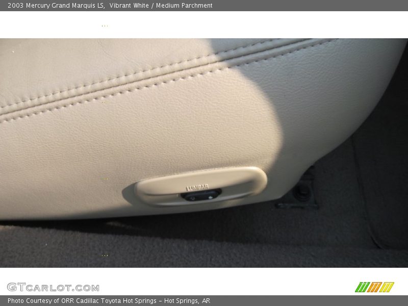 Vibrant White / Medium Parchment 2003 Mercury Grand Marquis LS