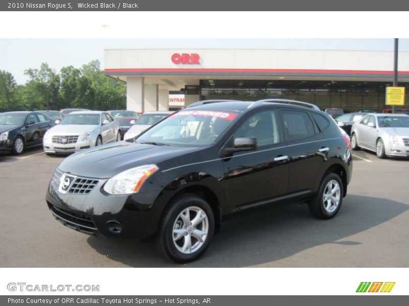 Wicked Black / Black 2010 Nissan Rogue S