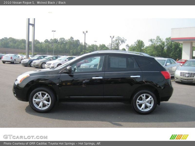 Wicked Black / Black 2010 Nissan Rogue S