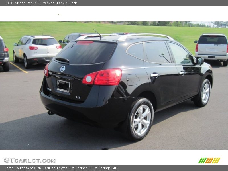 Wicked Black / Black 2010 Nissan Rogue S
