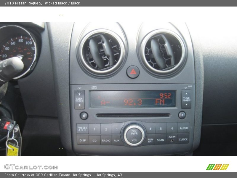 Wicked Black / Black 2010 Nissan Rogue S