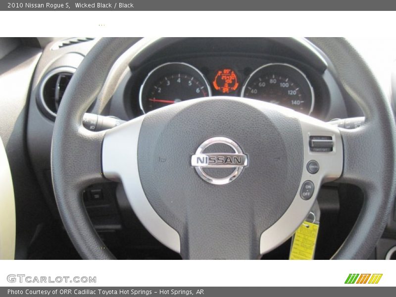 Wicked Black / Black 2010 Nissan Rogue S