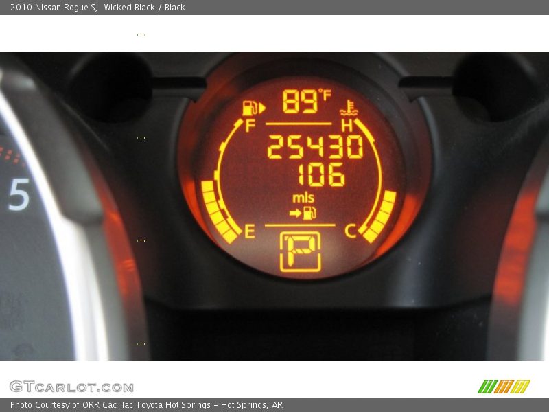 Wicked Black / Black 2010 Nissan Rogue S