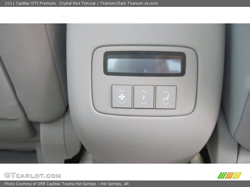 Crystal Red Tintcoat / Titanium/Dark Titanium Accents 2011 Cadillac DTS Premium