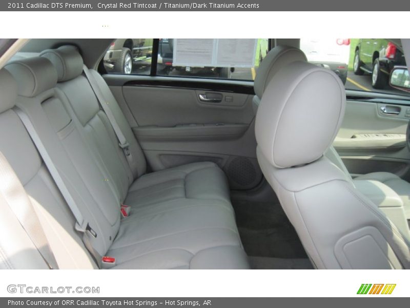 Crystal Red Tintcoat / Titanium/Dark Titanium Accents 2011 Cadillac DTS Premium