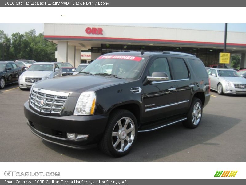 Black Raven / Ebony 2010 Cadillac Escalade Luxury AWD