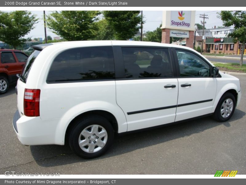 Stone White / Dark Slate/Light Shale 2008 Dodge Grand Caravan SE