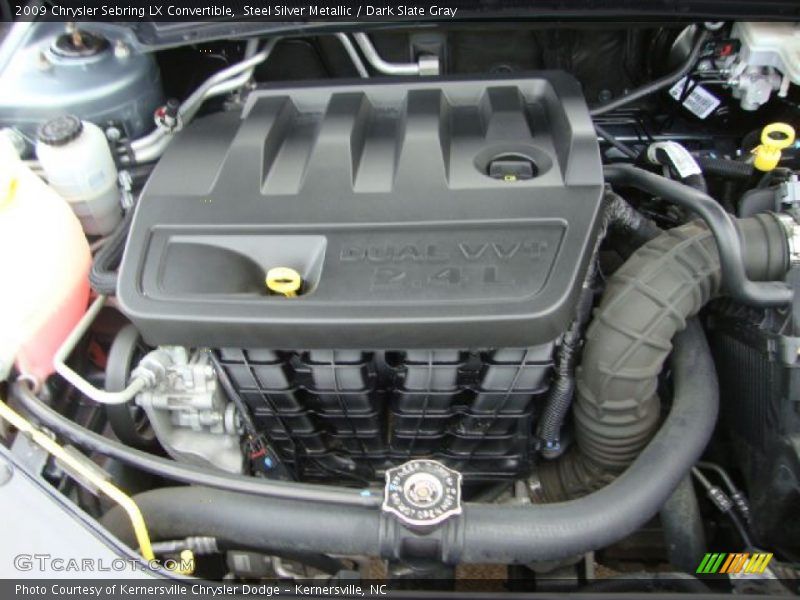  2009 Sebring LX Convertible Engine - 2.4L DOHC 16V Dual VVT 4 Cylinder