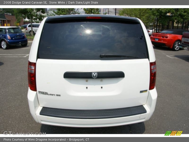 Stone White / Dark Slate/Light Shale 2008 Dodge Grand Caravan SE