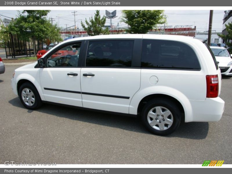 Stone White / Dark Slate/Light Shale 2008 Dodge Grand Caravan SE