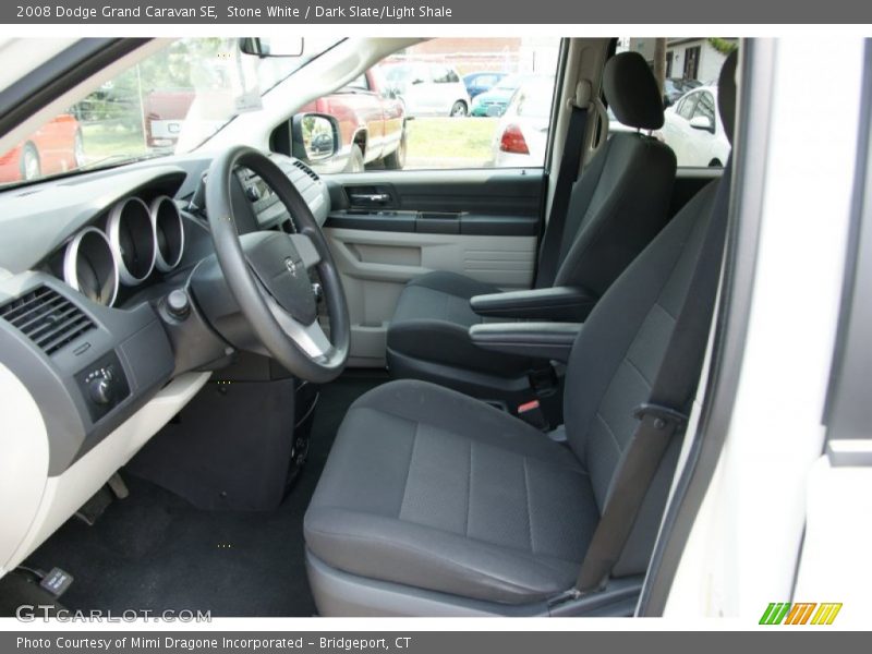 Stone White / Dark Slate/Light Shale 2008 Dodge Grand Caravan SE
