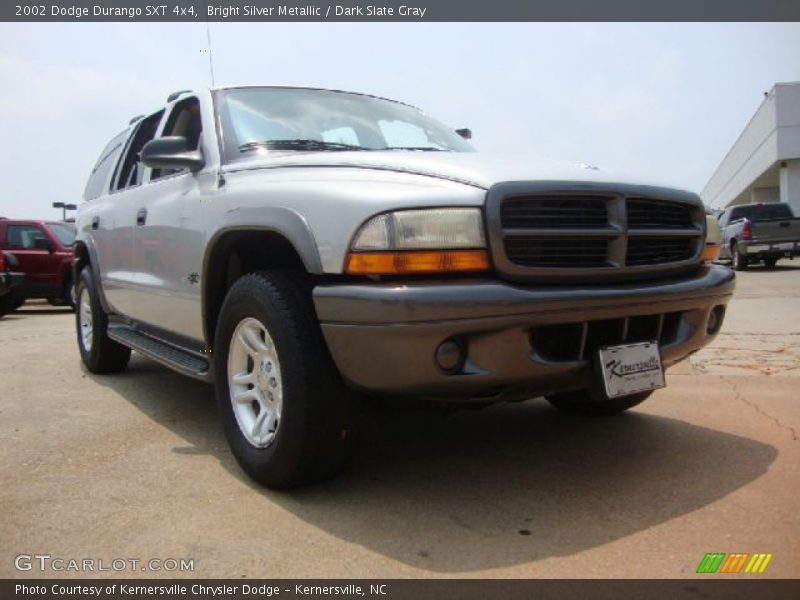 Bright Silver Metallic / Dark Slate Gray 2002 Dodge Durango SXT 4x4