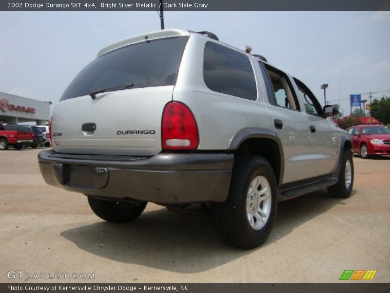 Bright Silver Metallic / Dark Slate Gray 2002 Dodge Durango SXT 4x4