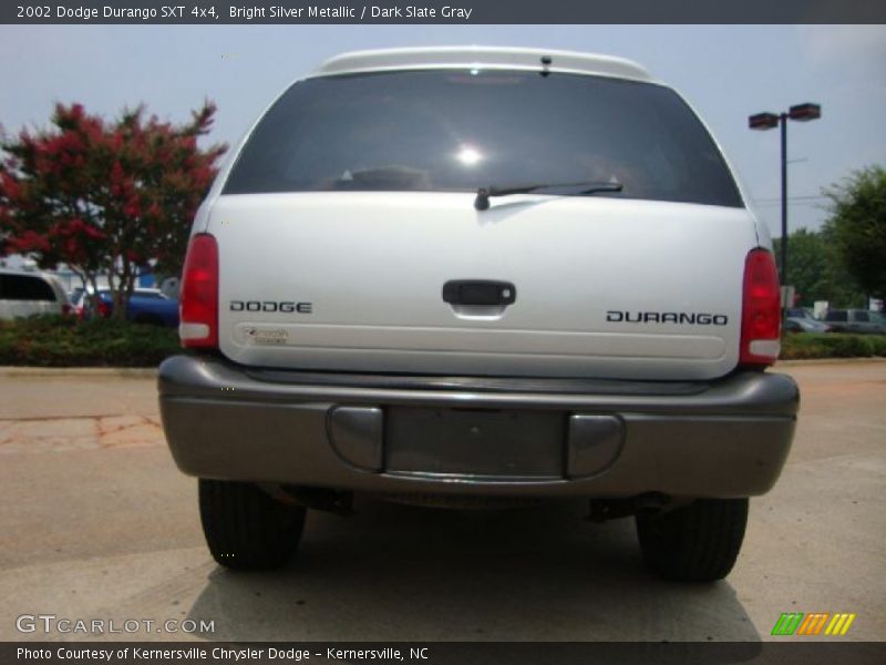 Bright Silver Metallic / Dark Slate Gray 2002 Dodge Durango SXT 4x4