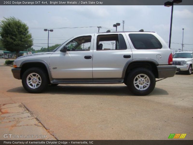 Bright Silver Metallic / Dark Slate Gray 2002 Dodge Durango SXT 4x4