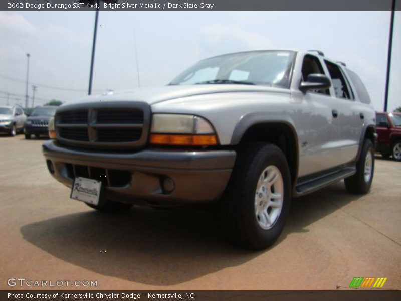 Bright Silver Metallic / Dark Slate Gray 2002 Dodge Durango SXT 4x4