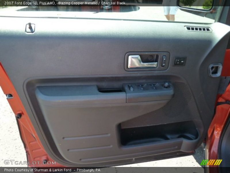 Blazing Copper Metallic / Charcoal Black 2007 Ford Edge SEL Plus AWD