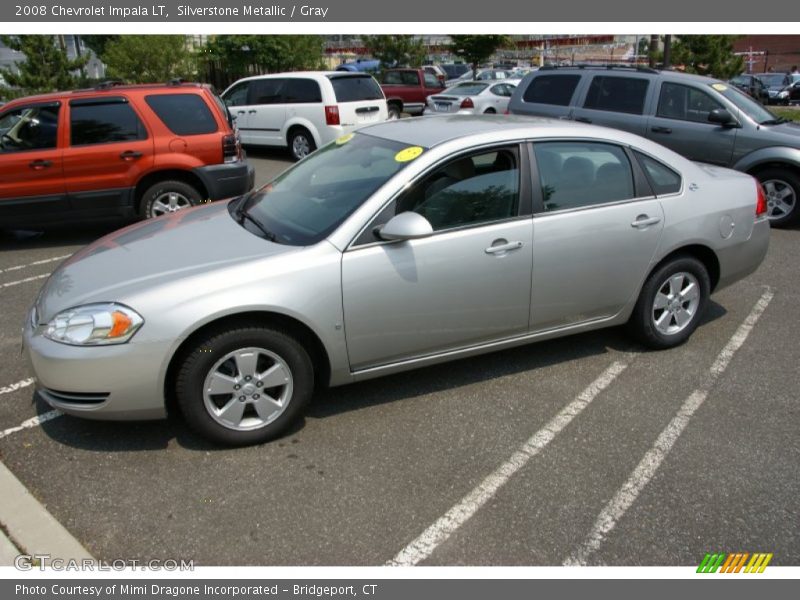 Silverstone Metallic / Gray 2008 Chevrolet Impala LT