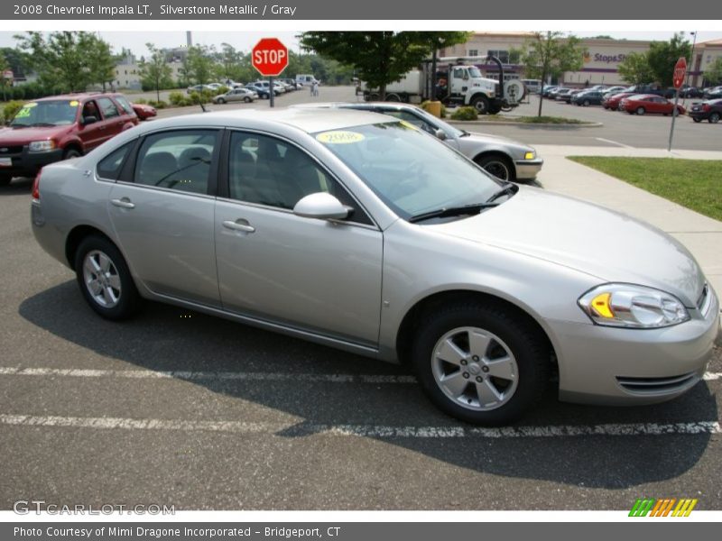 Silverstone Metallic / Gray 2008 Chevrolet Impala LT