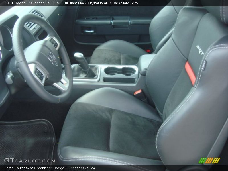  2011 Challenger SRT8 392 Dark Slate Gray Interior