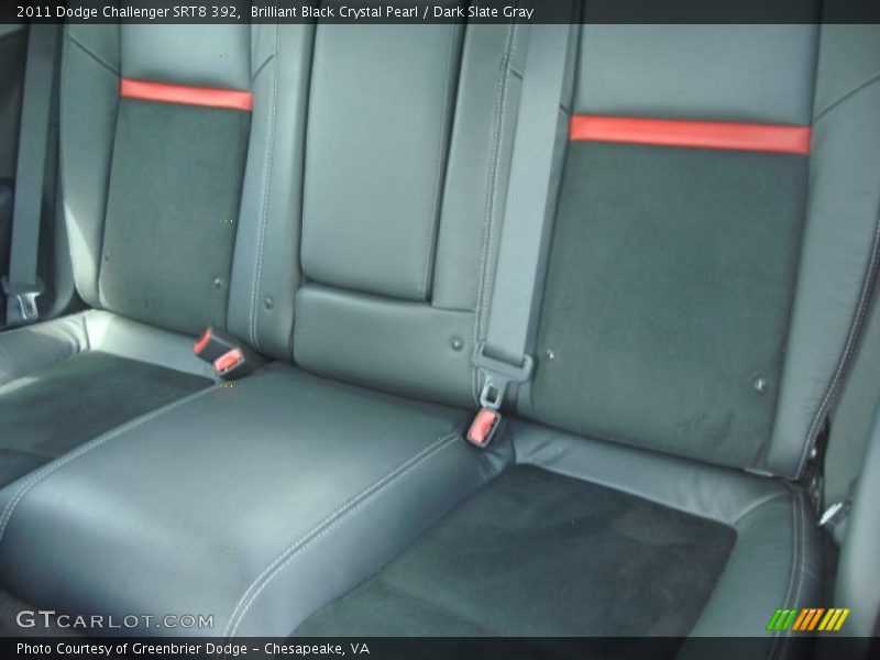 Brilliant Black Crystal Pearl / Dark Slate Gray 2011 Dodge Challenger SRT8 392