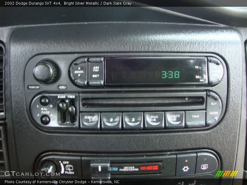 Bright Silver Metallic / Dark Slate Gray 2002 Dodge Durango SXT 4x4