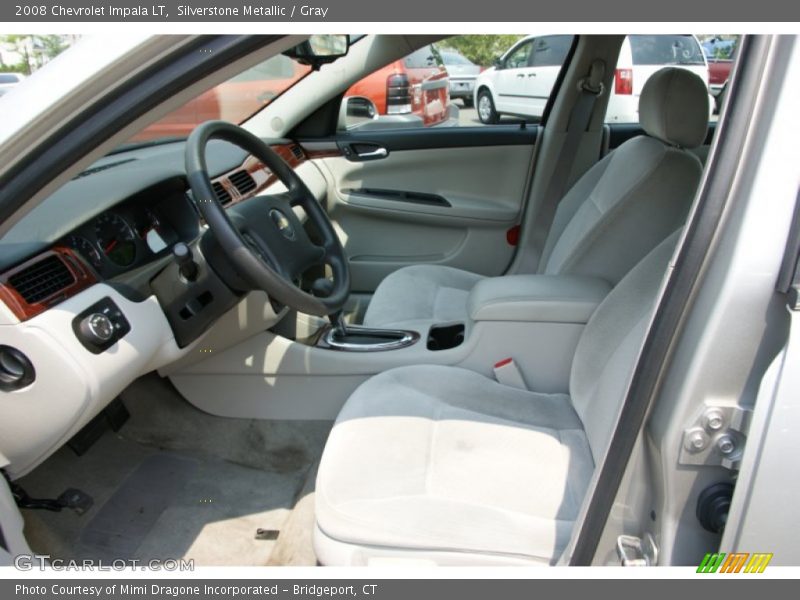 Silverstone Metallic / Gray 2008 Chevrolet Impala LT