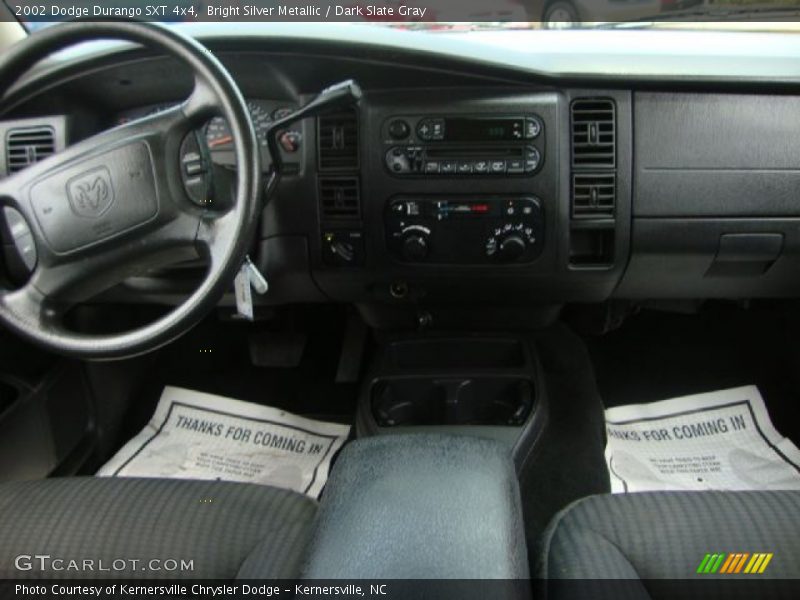 Bright Silver Metallic / Dark Slate Gray 2002 Dodge Durango SXT 4x4