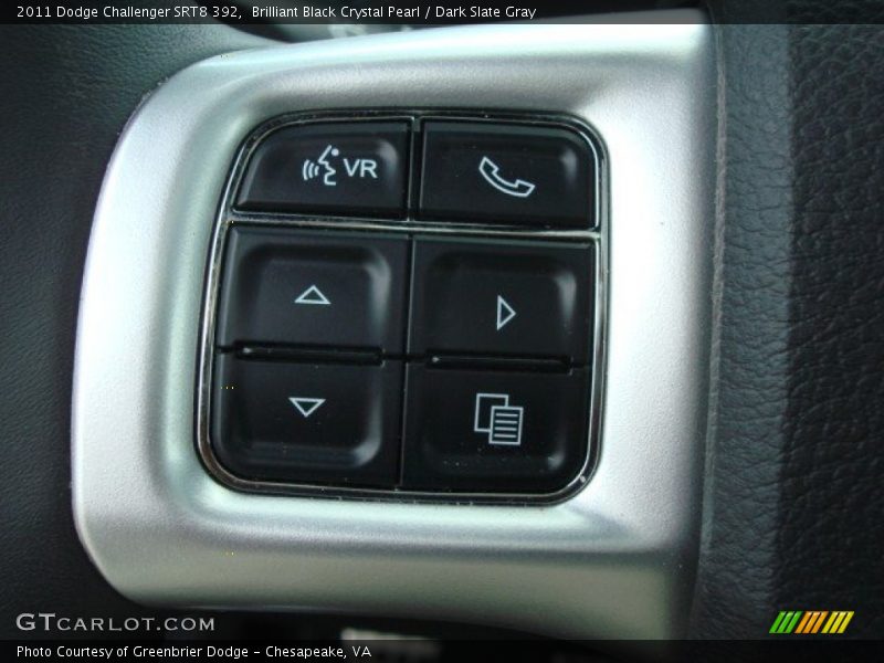 Controls of 2011 Challenger SRT8 392