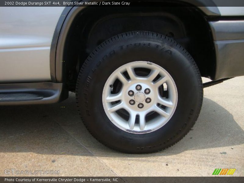 Bright Silver Metallic / Dark Slate Gray 2002 Dodge Durango SXT 4x4