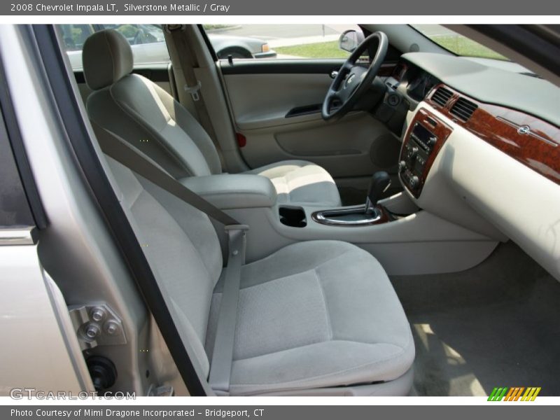 Silverstone Metallic / Gray 2008 Chevrolet Impala LT