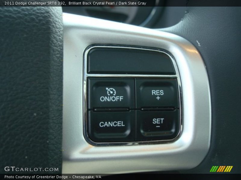 Controls of 2011 Challenger SRT8 392