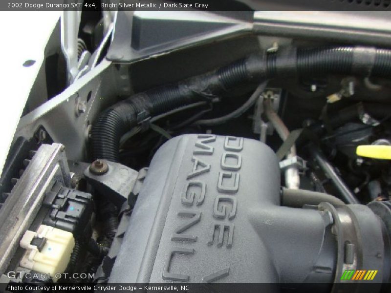 Bright Silver Metallic / Dark Slate Gray 2002 Dodge Durango SXT 4x4