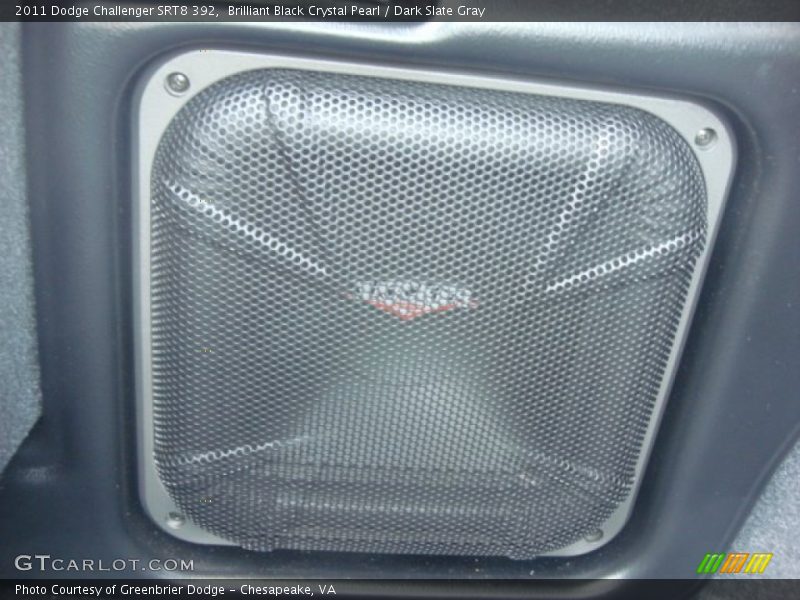 Brilliant Black Crystal Pearl / Dark Slate Gray 2011 Dodge Challenger SRT8 392