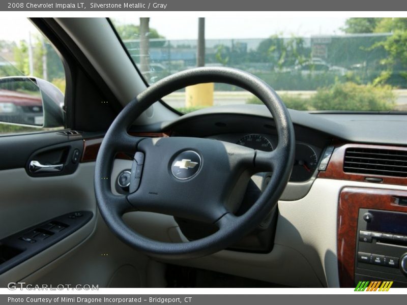 Silverstone Metallic / Gray 2008 Chevrolet Impala LT