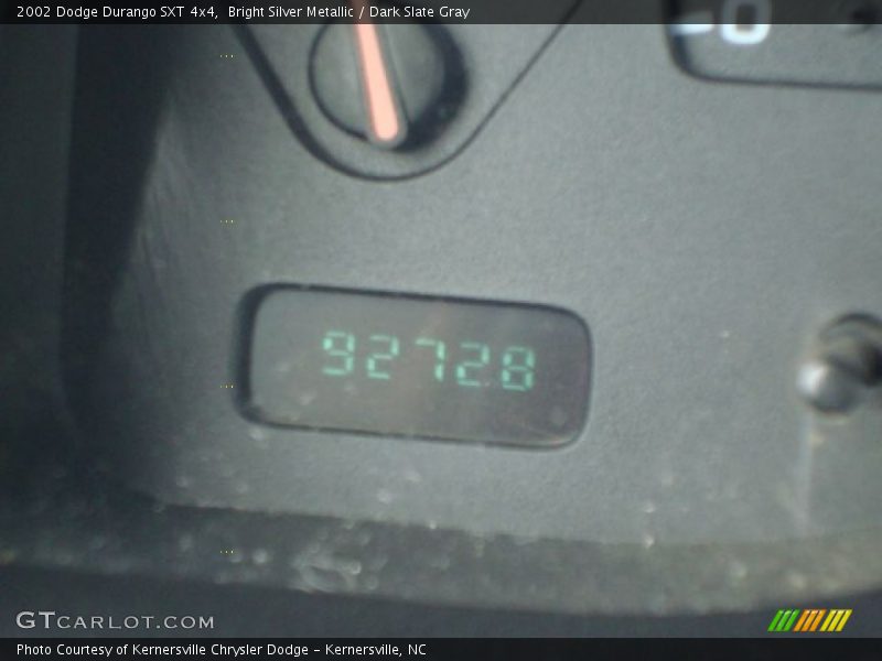 Bright Silver Metallic / Dark Slate Gray 2002 Dodge Durango SXT 4x4