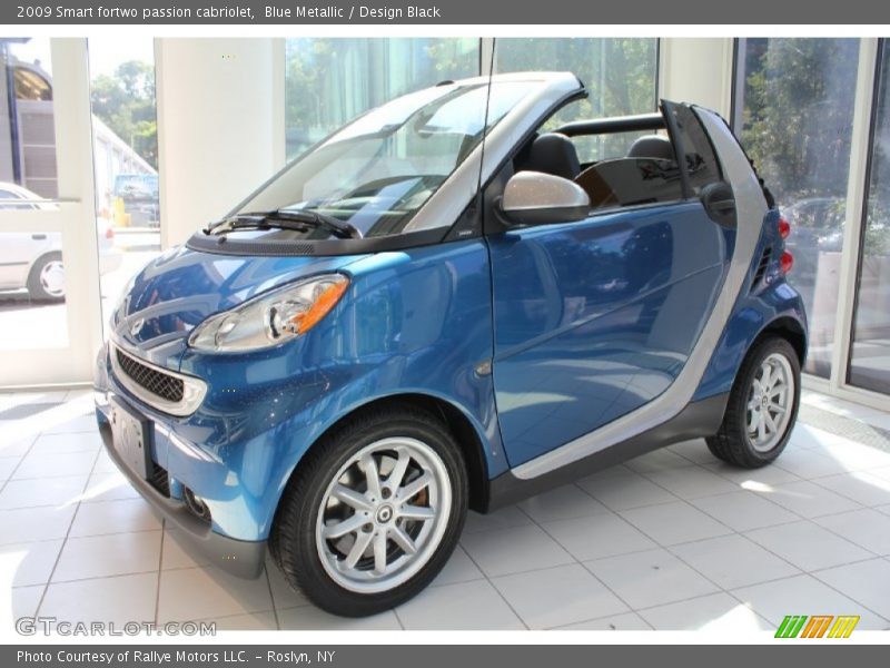 Front 3/4 View of 2009 fortwo passion cabriolet
