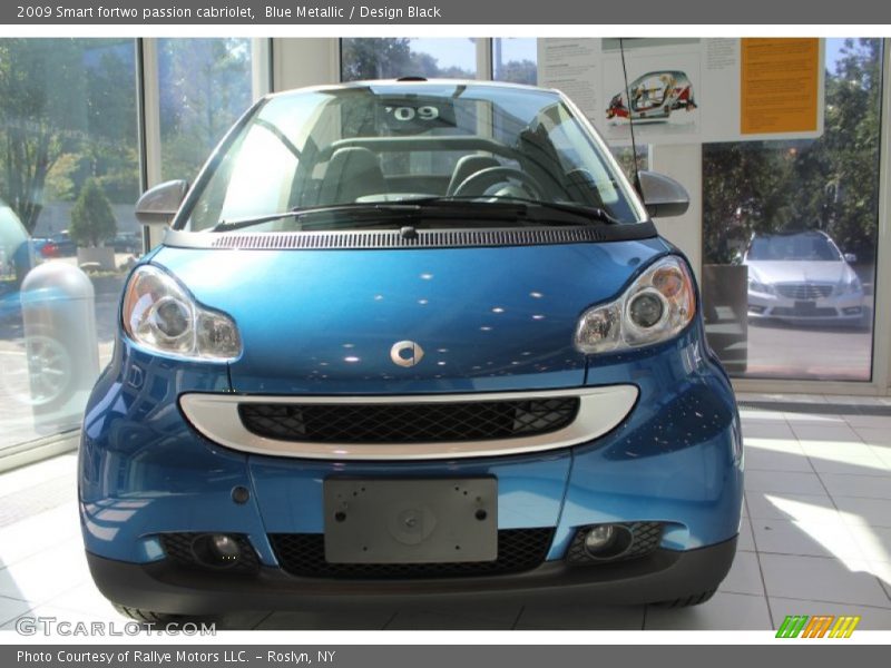 Blue Metallic / Design Black 2009 Smart fortwo passion cabriolet
