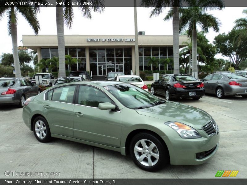 Metallic Jade / Blond 2008 Nissan Altima 2.5 SL