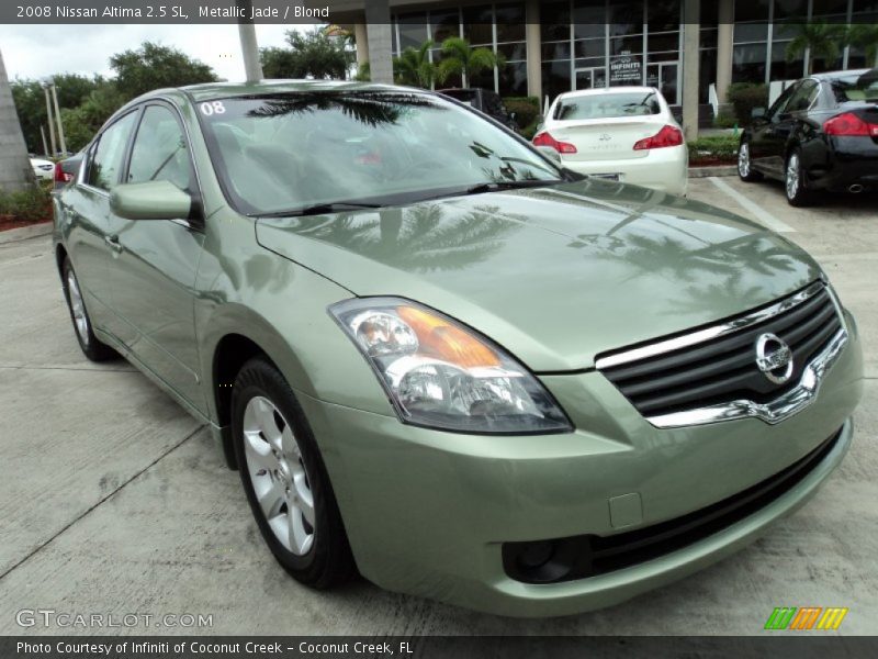 Metallic Jade / Blond 2008 Nissan Altima 2.5 SL