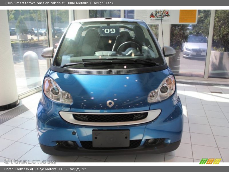 Blue Metallic / Design Black 2009 Smart fortwo passion cabriolet